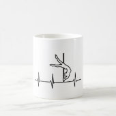 Pole-Tanz-Herzschlag-Kaffee-Tasse Kaffeetasse (Mittel)
