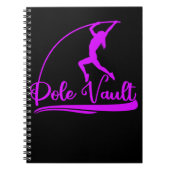 Pole Vaull Girl Pole Vault Athlete Notizblock (Vorderseite)