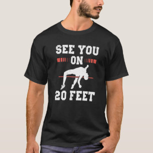 Pole Vault Athlete für Pole Jumper Vaultier T-Shirt