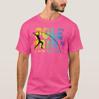 Pole Vault - Fun Colors Vintag Look Pole Vaulwurf T-Shirt