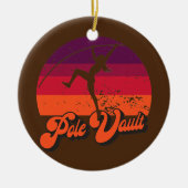 Pole Vault Fun Vaulting für Girl Vaulters Keramik Ornament (Vorne)