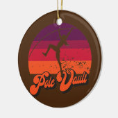 Pole Vault Fun Vaulting für Girl Vaulters Keramik Ornament (Links)