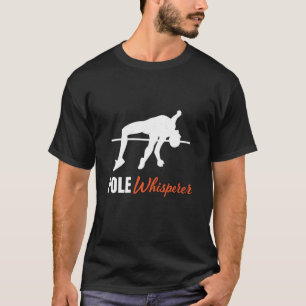 Pole Vault für Athletics Bar High Jumper Track und T-Shirt