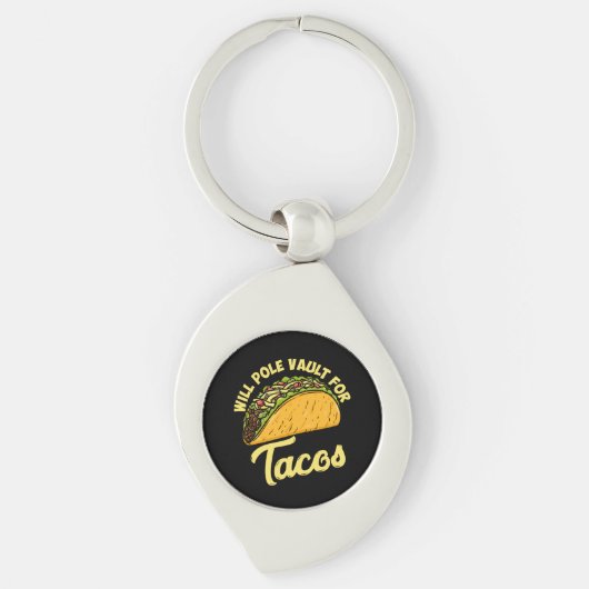 Pole Vault für Tacos Schlüsselanhänger (Vorderseite)