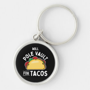 Pole Vault für Tacos Schlüsselanhänger