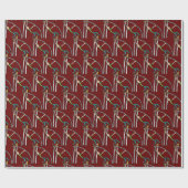 Pole Vault Geschenkpapier (Flach)