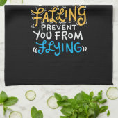 Pole Vault Geschirrtuch (Gefaltet)