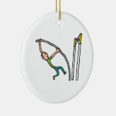 Pole Vault Keramik Ornament (Rechts)