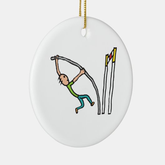 Pole Vault Keramik Ornament (Rechts)