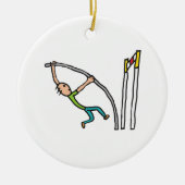 Pole Vault Keramik Ornament (Vorne)