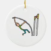 Pole Vault Keramik Ornament (Hinten)