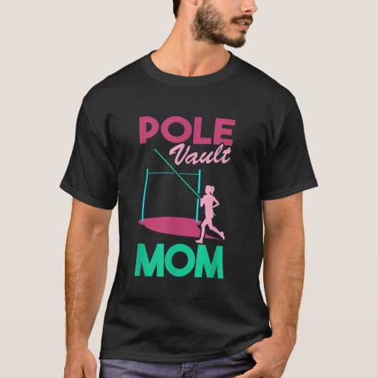 Pole Vault-Mama T-Shirt (Vorderseite)
