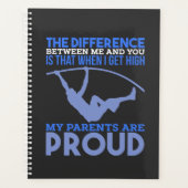 Pole Vault - Meine Eltern sind stolz darauf Planer (Vorderseite)