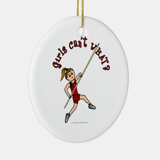 Pole Vault - Red (Light) Keramikornament (Rechts)