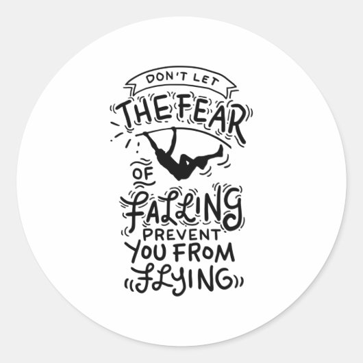 Pole Vault Runder Aufkleber (Vorderseite)