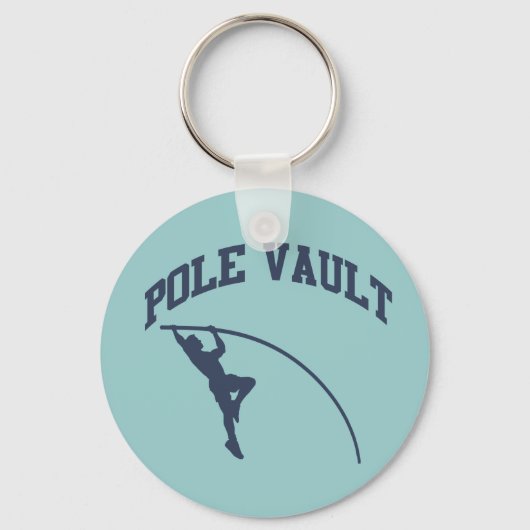 Pole Vault Schlüsselanhänger (Vorderseite)