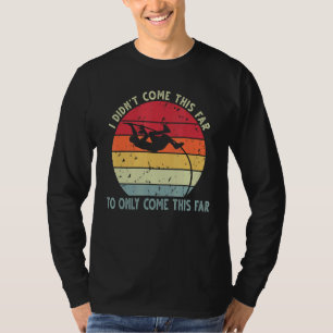 Pole Vault störte Vintage Aussehen Pole Vaulting T-Shirt