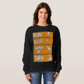 Pole Vault Track Run Swing up Turn Pole Vault Sweatshirt (Vorne ganz)