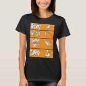 Pole Vault Track Run Swing up Turn Pole Vault T-Shirt (Vorderseite)