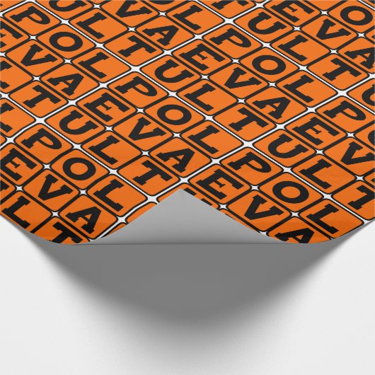 Pole Vault, Track und Field Sport Geschenkpapier (Ecke)