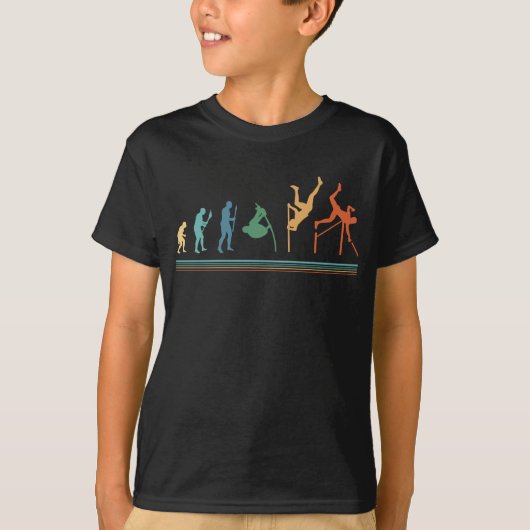 Pole Vaulter Evolution Pole Vaulter T-Shirt (Vorderseite)