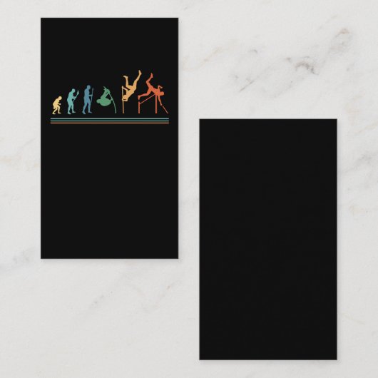 Pole Vaulter Evolution Pole Vaulter Visitenkarte (Vorne/Hinten)