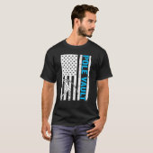 Pole Vaulter US Flag Pole Vault T-Shirt (Vorne ganz)