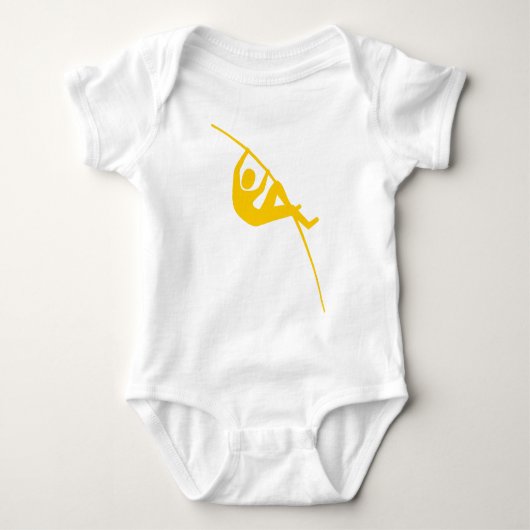 Pole Vaulting - Amber Baby Strampler (Vorderseite)