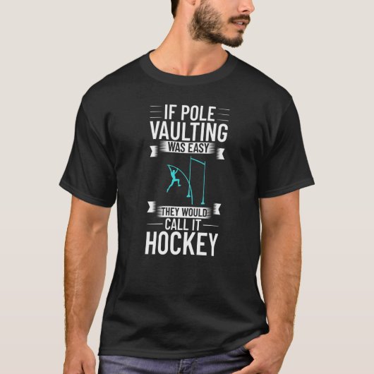 Pole Vaulting Anfänger Vault Jumping Trainer Vault T-Shirt (Vorderseite)