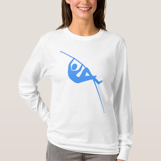 Pole Vaulting - Baby Blue T-Shirt (Vorderseite)