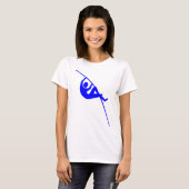 Pole Vaulting - Blau T-Shirt (Vorne ganz)