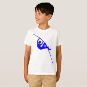 Pole Vaulting - Blau T-Shirt (Vorne ganz)
