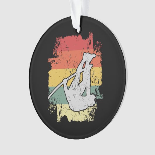 Pole Vaulting Design für einen Pole Vaulter Ornament (Vorderseite)