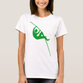 Pole Vaulting - Gras grün T-Shirt (Vorderseite)