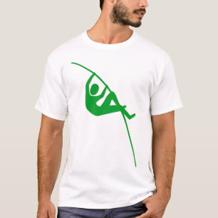 Pole Vaulting - Gras grün T-Shirt