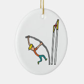 Pole Vaulting Keramik Ornament (Rechts)