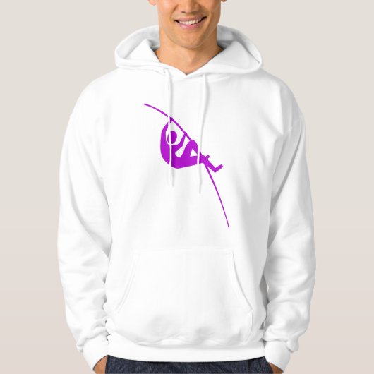 Pole Vaulting - Lila Hoodie (Vorderseite)