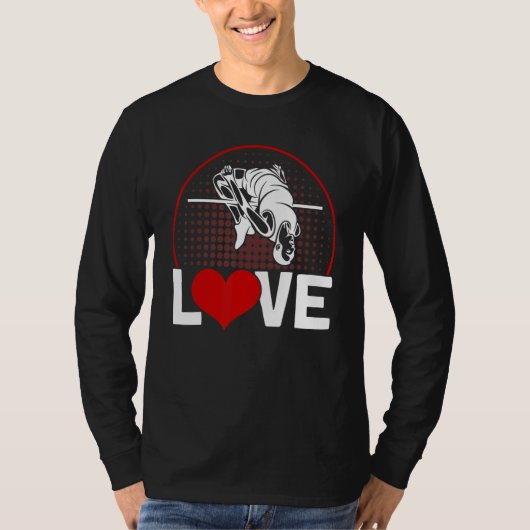 Pole Vaulting Love Pole Vault T-Shirt (Vorderseite)