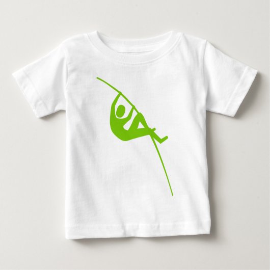 Pole Vaulting - Mars Green Baby T-shirt (Vorderseite)