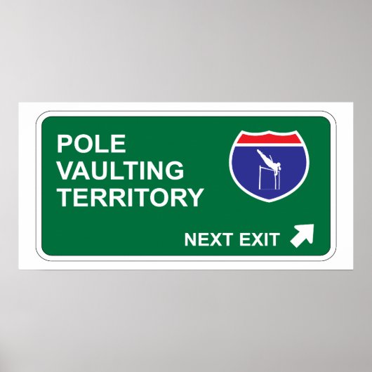 Pole Vaulting Nächster Ausgang Poster (Vorne)
