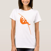 Pole Vaulting - Orange T-Shirt (Vorderseite)
