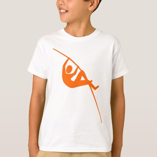 Pole Vaulting - Orange T-Shirt (Vorderseite)