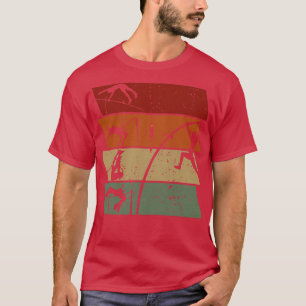 Pole Vaulting Retro Vintag T-Shirt
