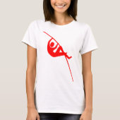 Pole Vaulting - Rot T-Shirt (Vorderseite)