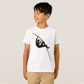 Pole Vaulting - Schwarz T-Shirt (Vorne ganz)