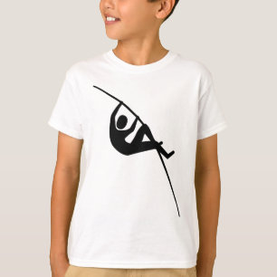 Pole Vaulting - Schwarz T-Shirt