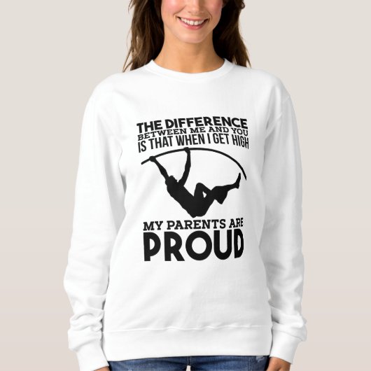 Pole Vaulting Sport Sweatshirt (Vorderseite)