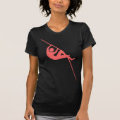 Pole Vaulting - Tropisches Rosa T-Shirt (Vorderseite)