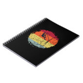 Pole Vaulting Vintag Notizblock (Linke Seite)