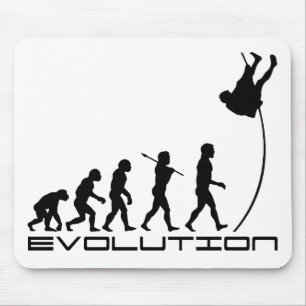 Pole-Wölbungs-Sport-Evolutions-Kunst Mousepad